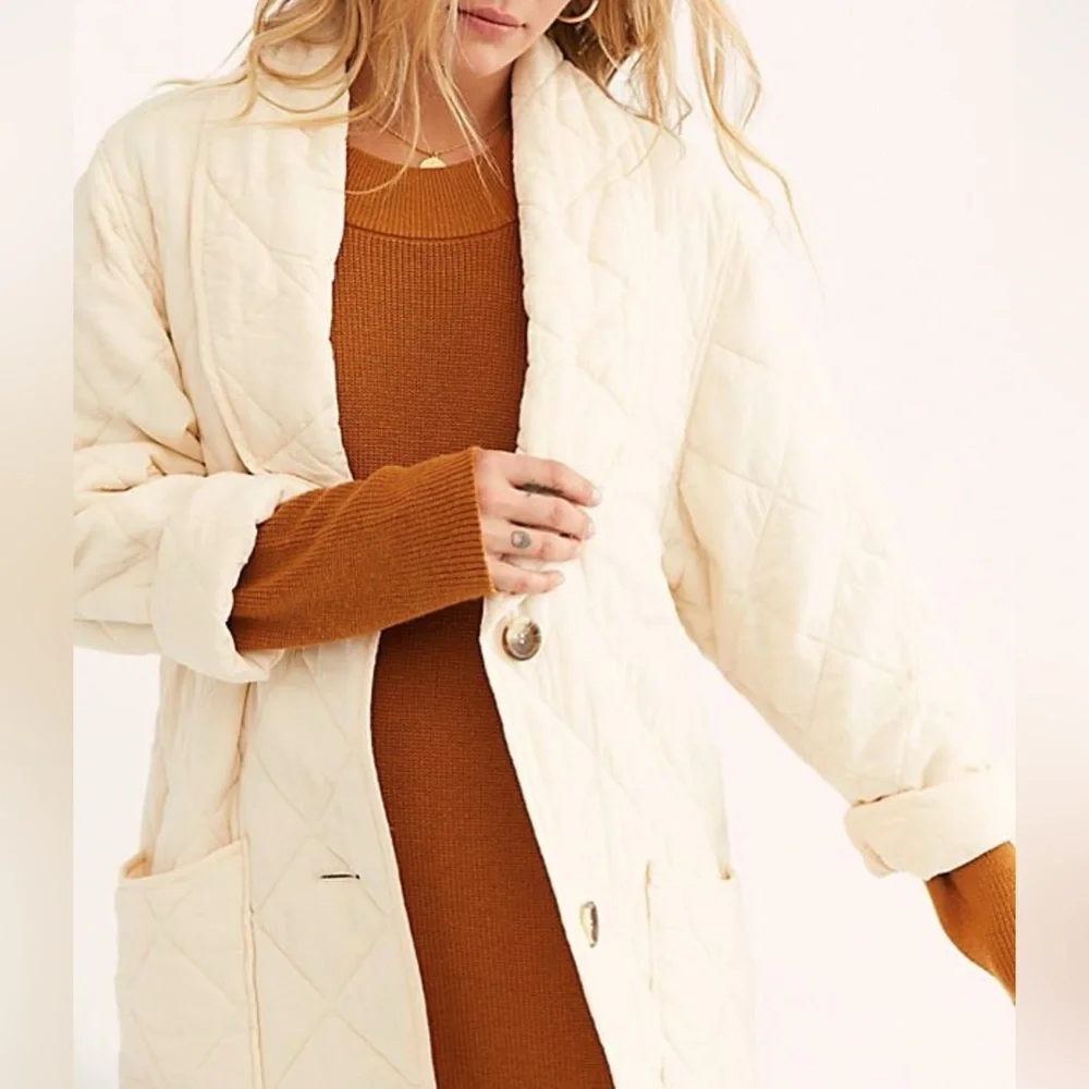FREE PEOPLE HAPPY DAY DREAMER‎ Quilted Jacket